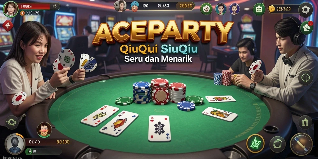 Tampilan gameplay QiuQiu yang menarik dari ACEPARTY.