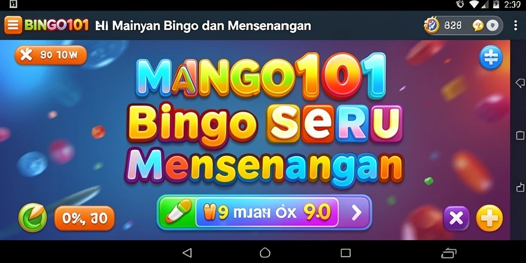 Tampilan gameplay BINGO101 yang seru dan menarik.