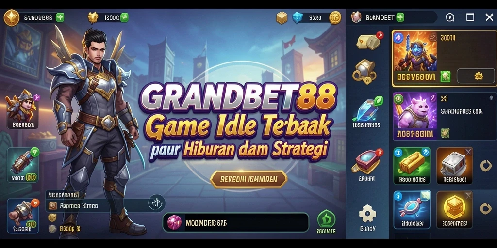 Screenshot gameplay GRANDBET88 yang menunjukkan aksi Idle yang menarik.