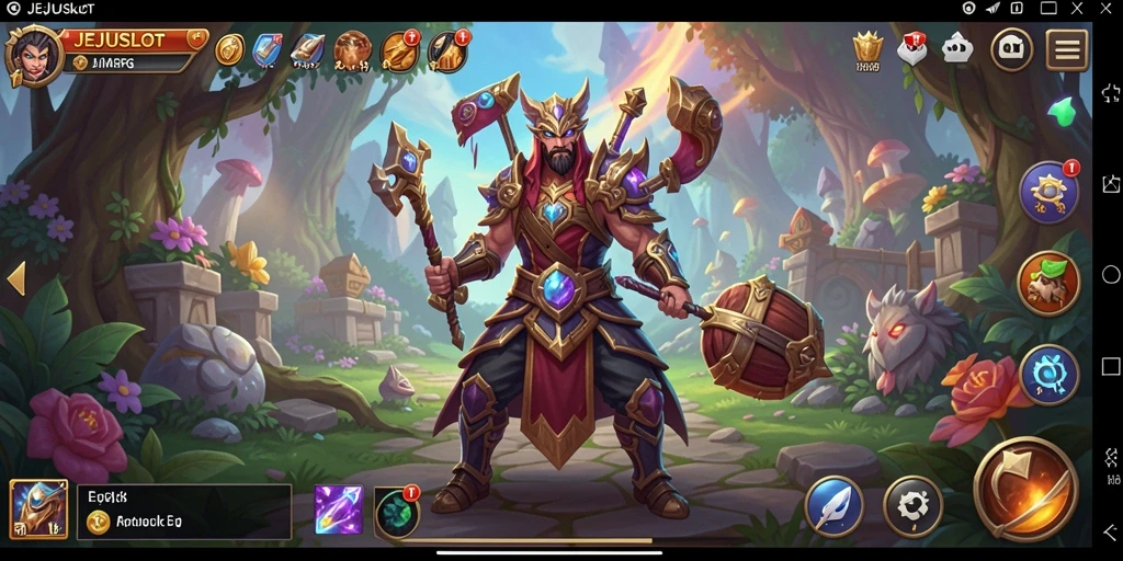 Tampilan gameplay seru dan interaktif dalam JEJUSLOT.