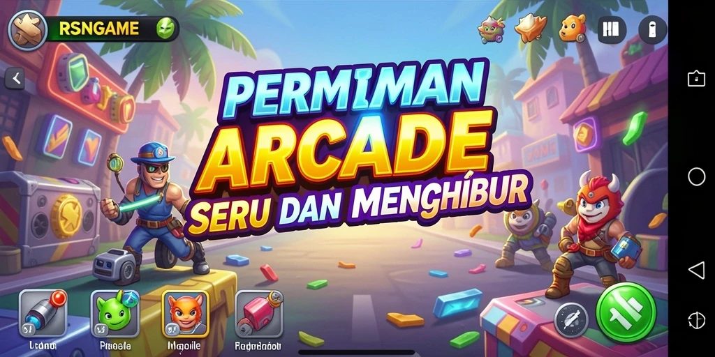 Tampilan gameplay RSNGAME yang seru dan penuh tantangan.