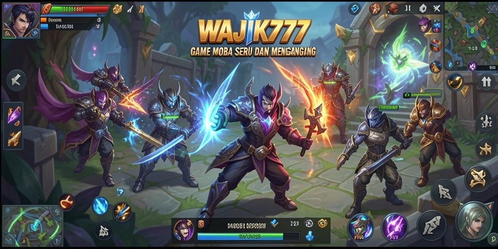 Tampilan gameplay seru di WAJIK777 saat bertempur.